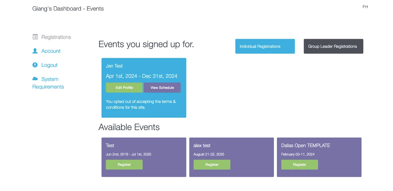 Example email showing a missing or broken banner image