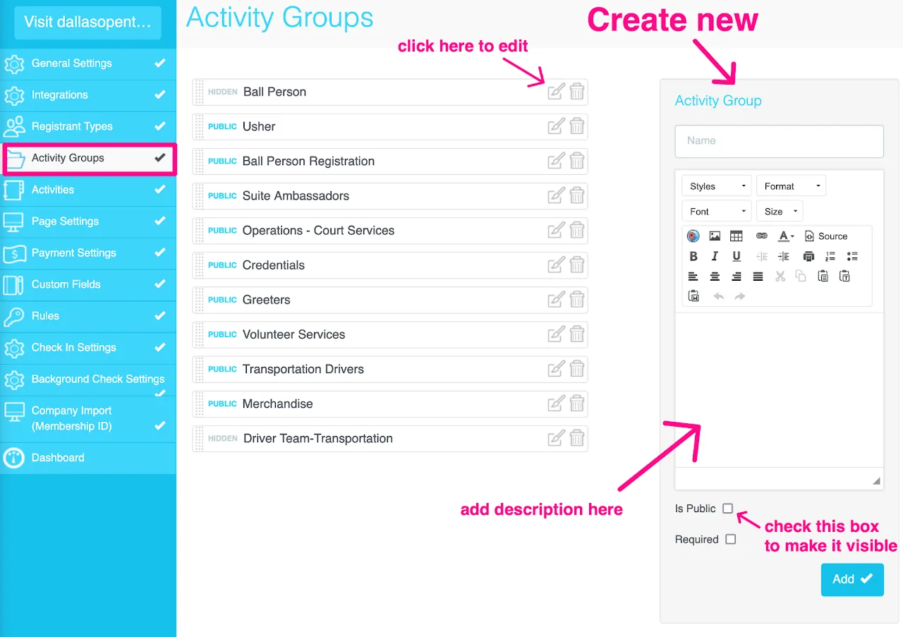 Screenshot of the Email Campaign Reports interface in myTRS, showing a list of sent emails with details